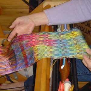 Color blocks weaving draft